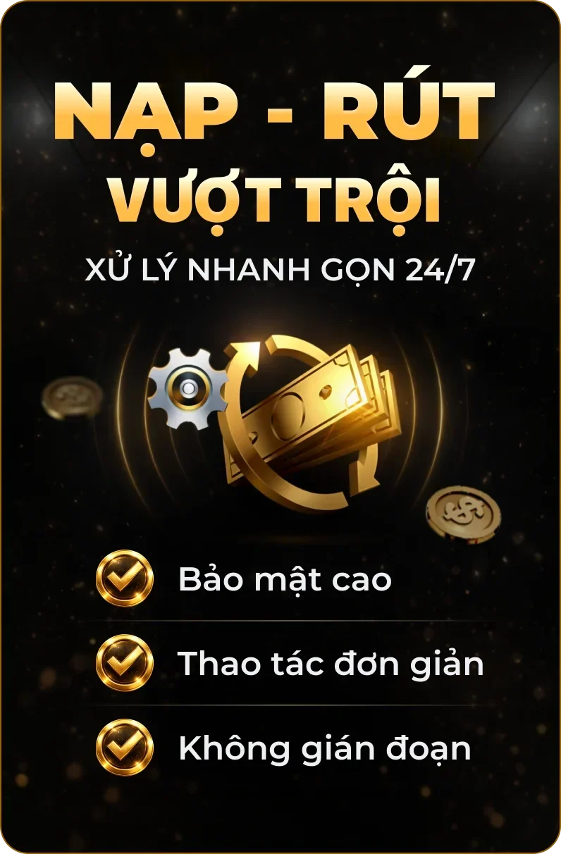 Hitclub nạp rút 3 phút